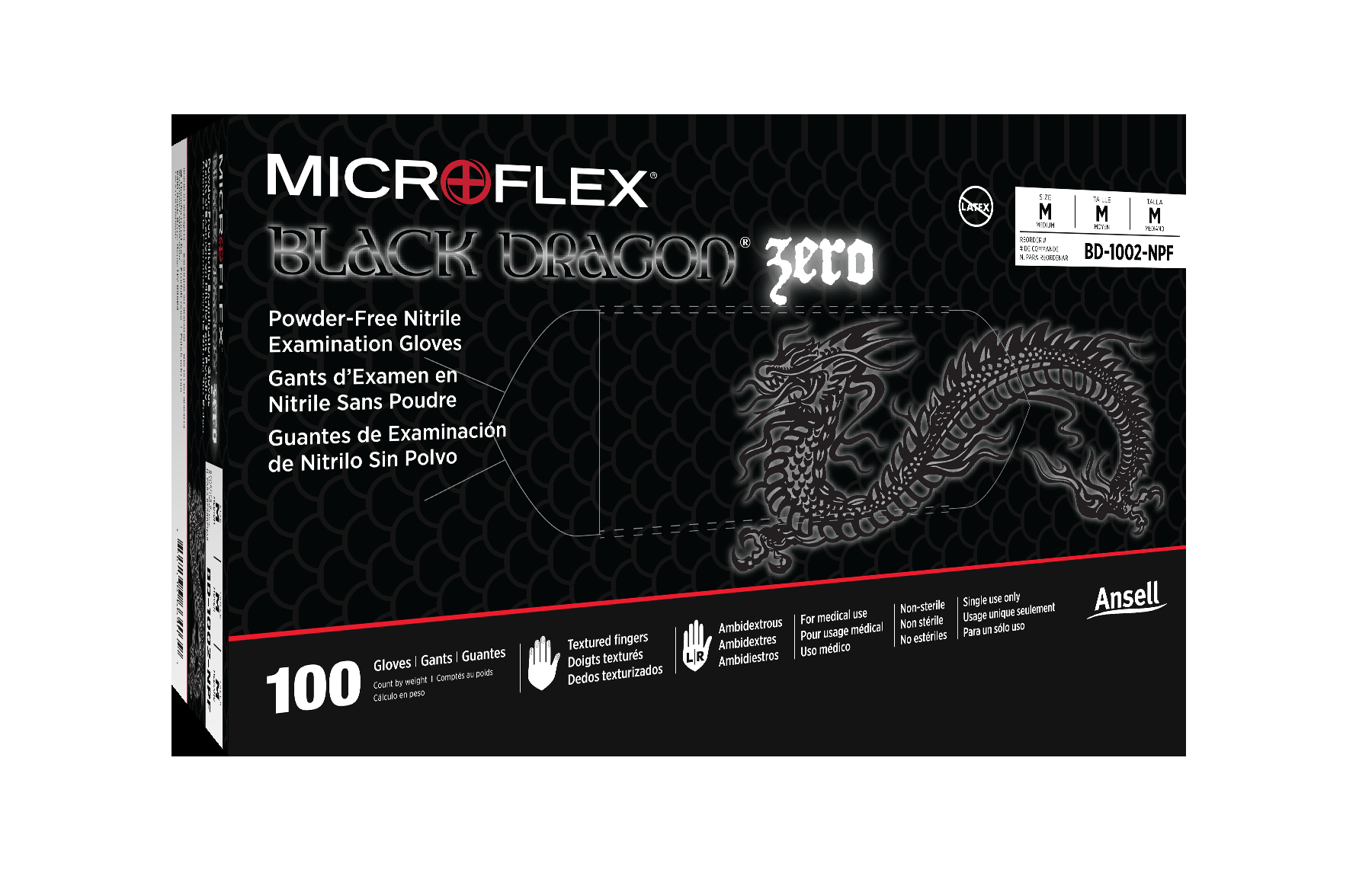 MICROFLEX® Black Dragon® Zero BD-100N - GloveSaver.com