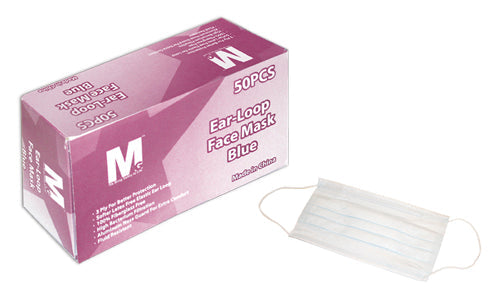 (In-Stock) EARLOOP MEDICAL FACE MASKS NIOSH APPROVED (100 Per Case) - GloveSaver.com
