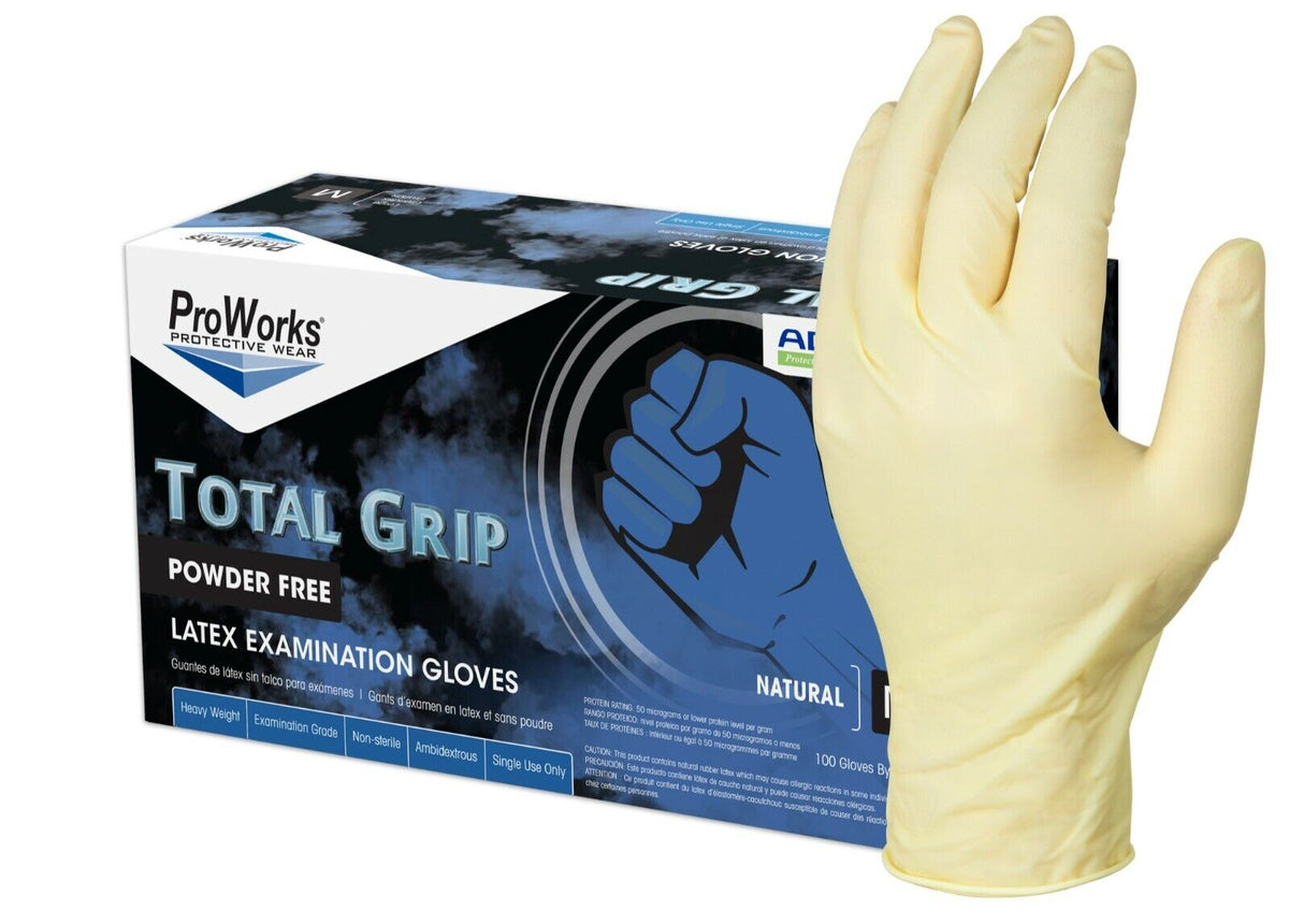 (In-Stock) 8X Thick Latex Exam Gloves - GloveSaver.com