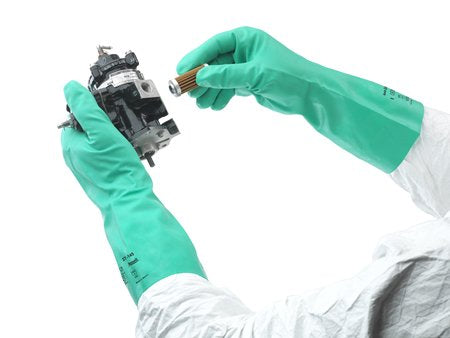 Chemical Resistant Gloves 11 Mil AlphaTec® Solvex® 37-145 (Case of 72 Pair) - GloveSaver.com