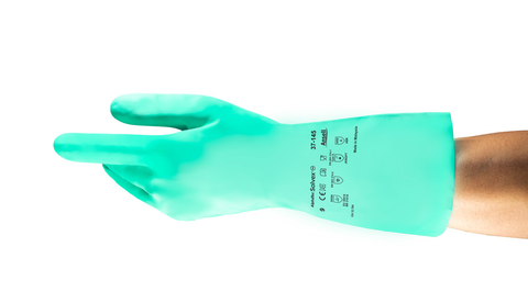 Chemical Resistant Gloves 11 Mil AlphaTec® Solvex® 37-145 (Case of 72 Pair) - GloveSaver.com