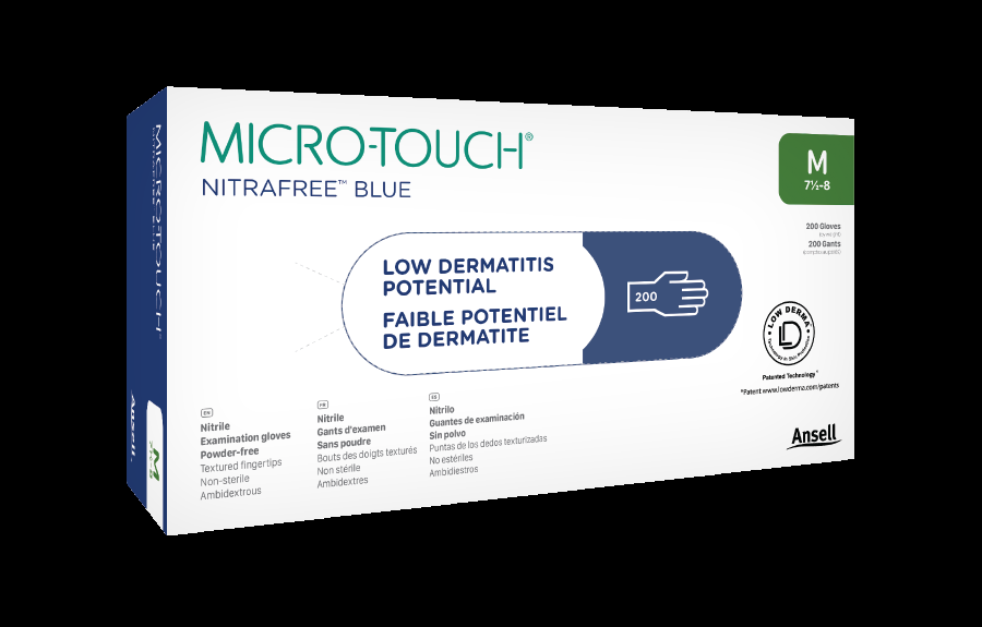 MICRO-TOUCH® NITRAFREE™ Blue - GloveSaver.com