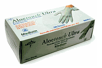Aloetouch Ultra Vinyl Exam Gloves (Medline) - GloveSaver.com