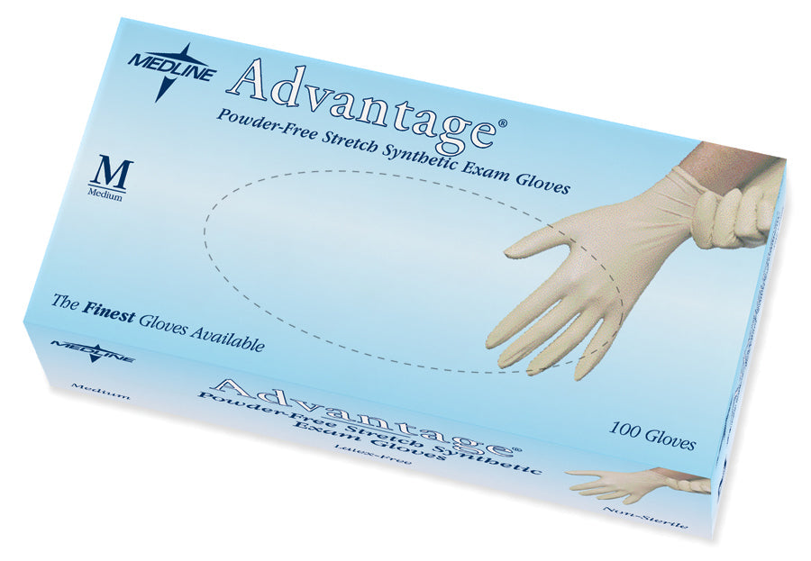 Stretch Vinyl Exam Gloves (Advantage) - GloveSaver.com