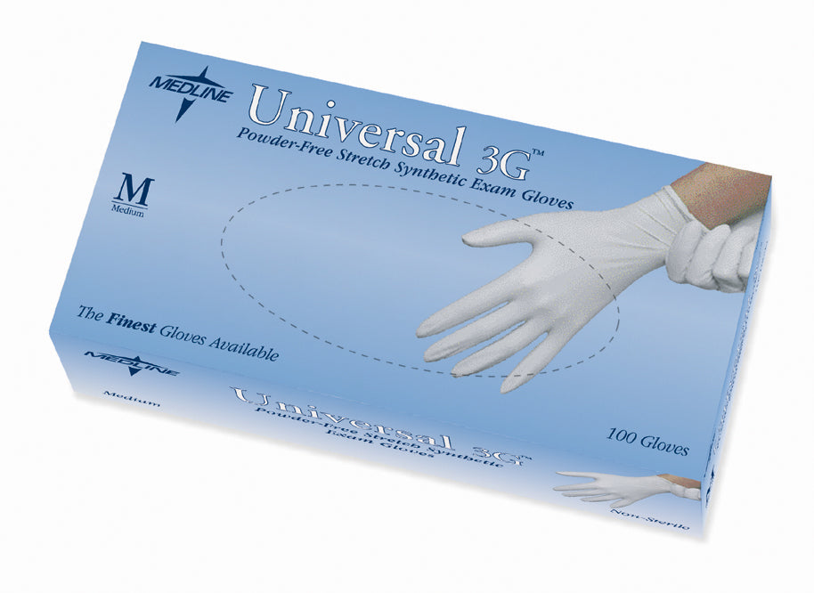 Universal 3G Synthetic Exam Gloves (Medline) - GloveSaver.com