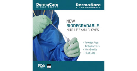 Biodegradable Nitrile Exam Gloves - GloveSaver.com