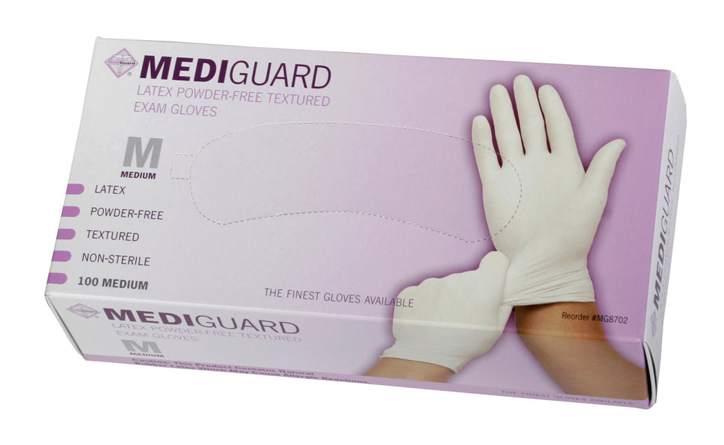 Mediguard Powder Free Latex Exam Gloves - GloveSaver.com