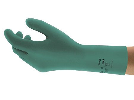 AlphaTec, 37-300, Nitrile, chemical-resistant gloves, industrial chemical resistant gloves, bulk chemical resistant gloves, 144 pairs per case, case pack gloves, GloveSaver.com