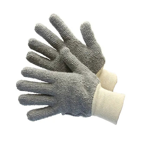 Grey Terry Cloth Gloves 50-1200Q-G - GloveSaver.com