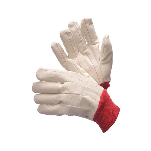 Double Palm Canvas Red Wrist 60-1990R - GloveSaver.com