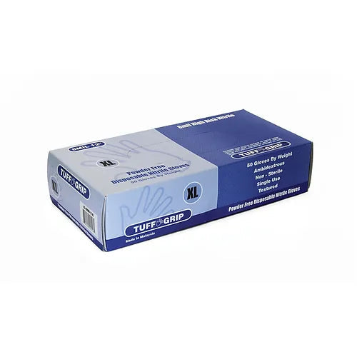 12" Blue Powder Free Medical Nitrile 43-80MN-12 - GloveSaver.com
