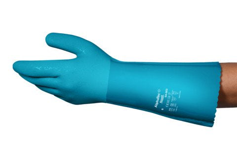 AlphaTec, 04-003, PVC, chemical-resistant gloves, industrial chemical resistant gloves, bulk chemical resistant gloves, 72 pairs per case, case pack gloves, GloveSaver.com