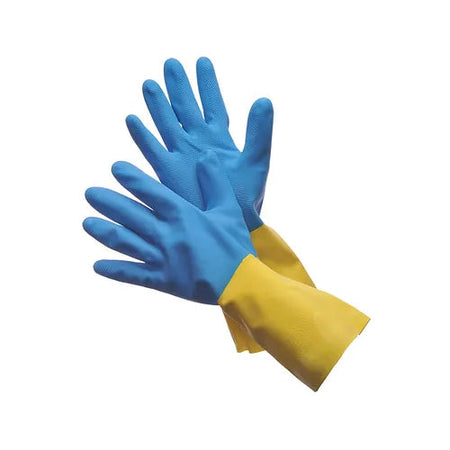 Blue Neoprene Over Yellow Latex 41-0038 - GloveSaver.com