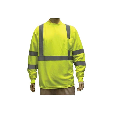Class III Lime Long Sleeves T-Shirts 98-3501-G - GloveSaver.com