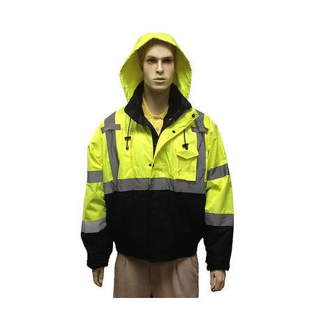 Class III with Removable Fleece Lining Bomber Jacket - GloveSaver.com