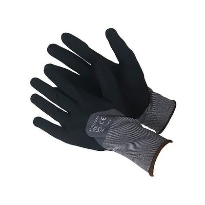 15 Gauge Grey Nylon & Spandex Shell with Nitrile Coating – GloveSaver.com