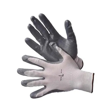 White Nylon Shell with Grey Nitrile Coating 50-8839 - GloveSaver.com
