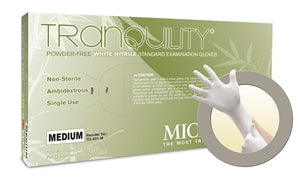 Nitrile Gloves (White) Microflex Tranquility - GloveSaver.com