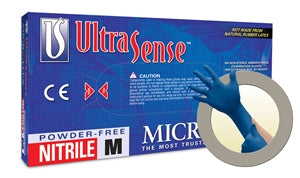 Nitrile Gloves: Blue / Microflex UltraSense - GloveSaver.com